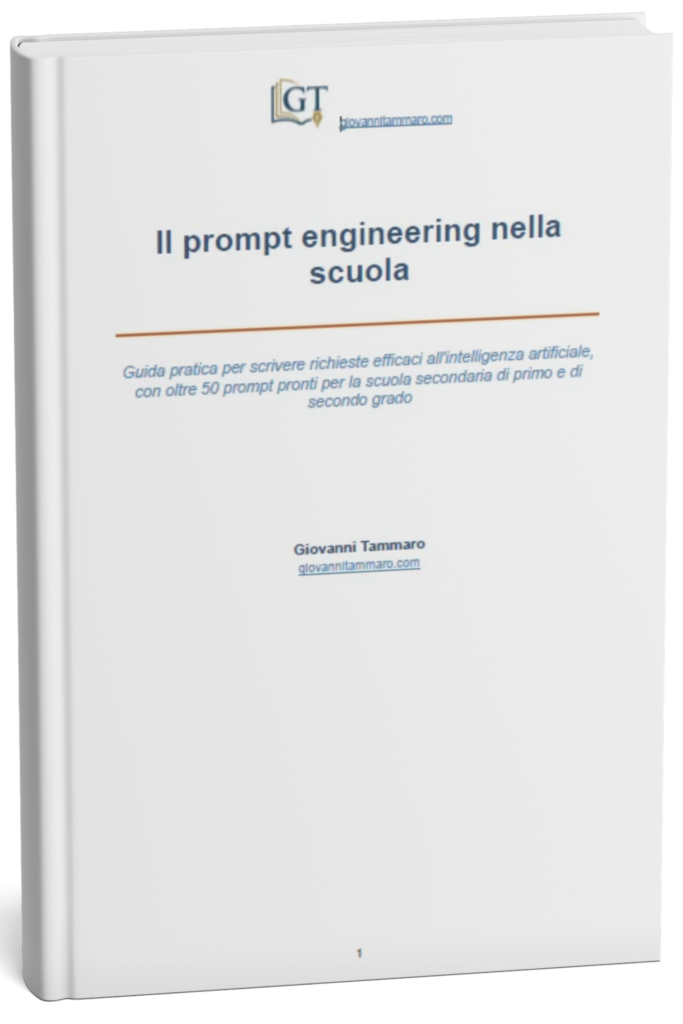 Il prompt engineering nella scuola. Giovanni Tammaro